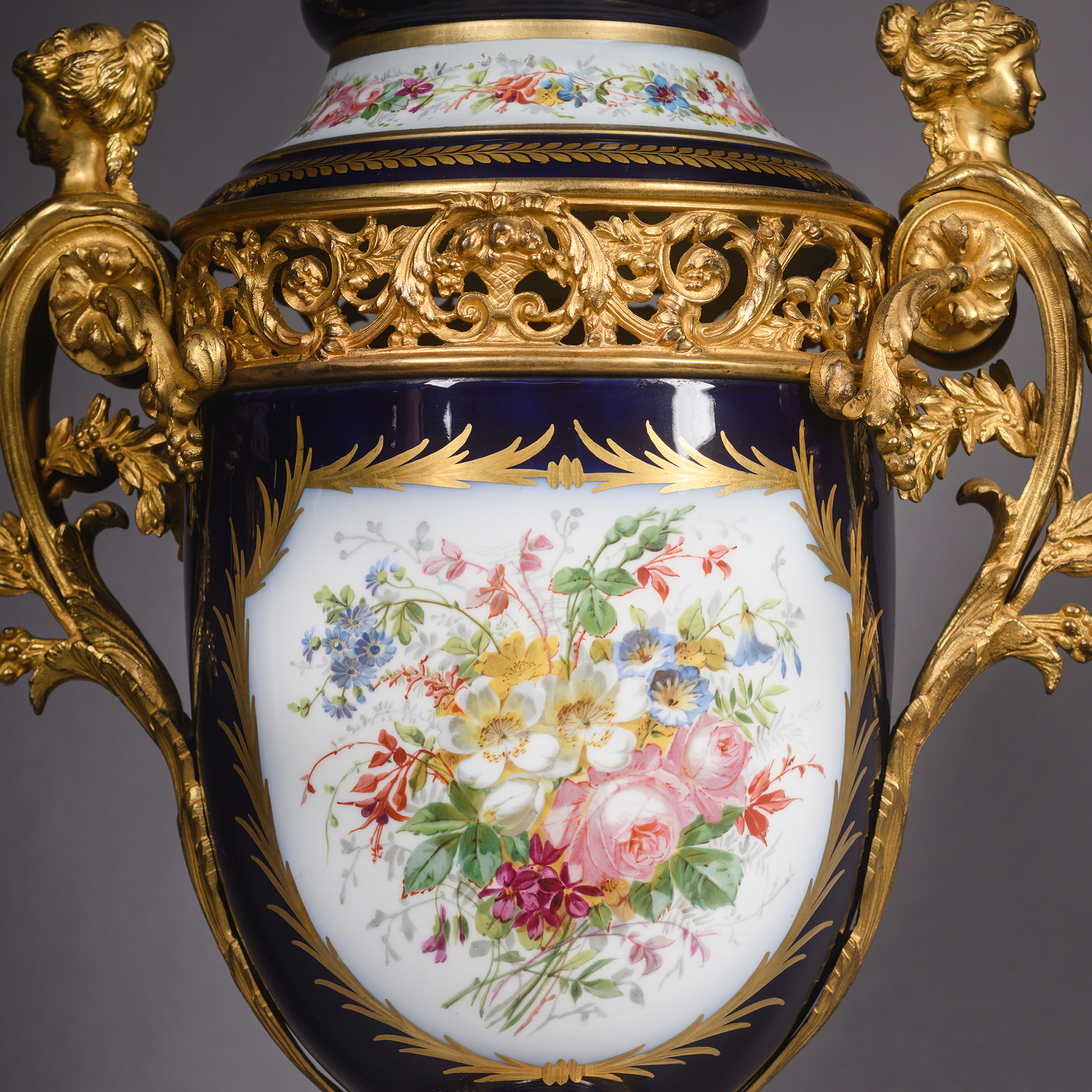 A Napoleon III Three Piece Garniture Set - Image 10