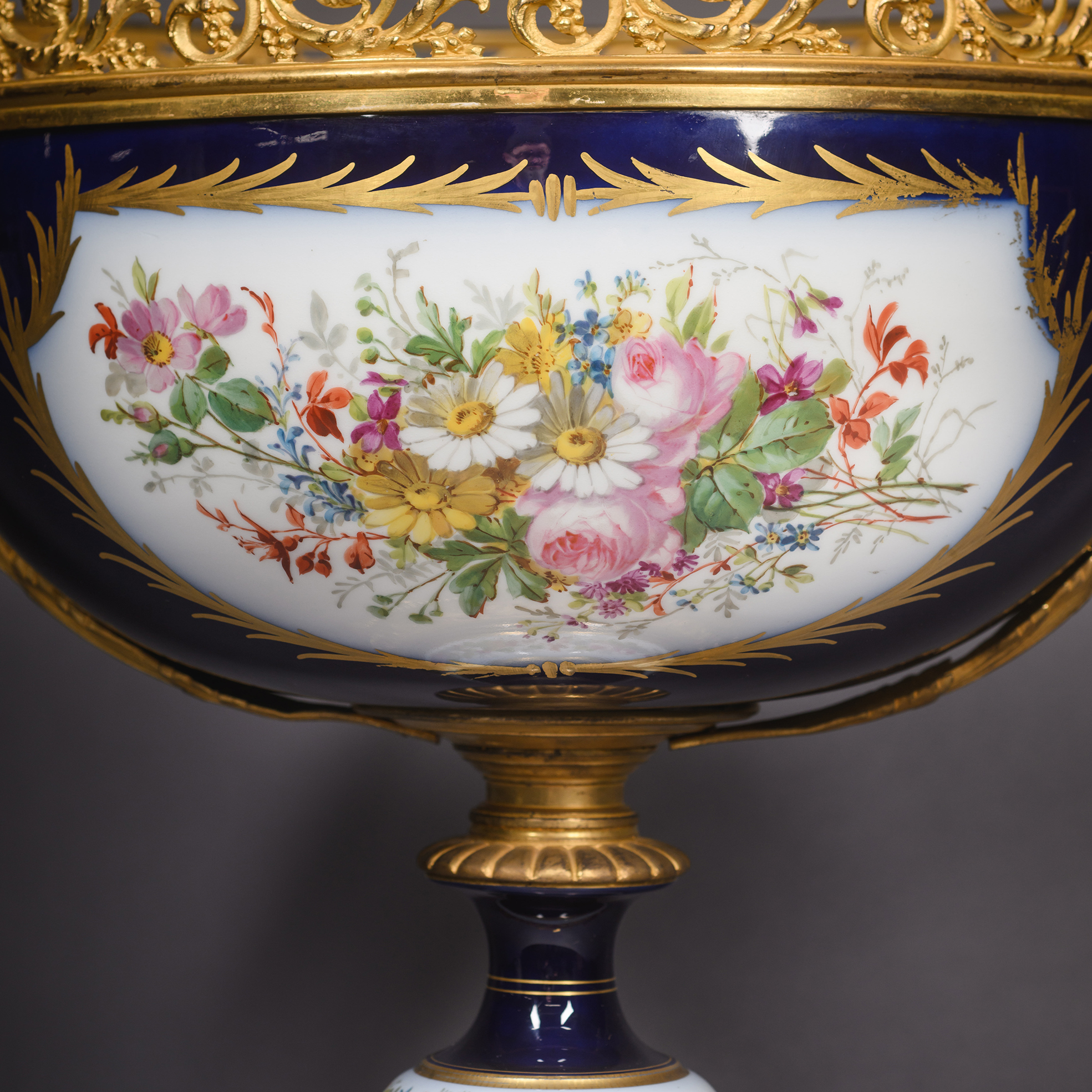 A Napoleon III Three Piece Garniture Set - Image 5
