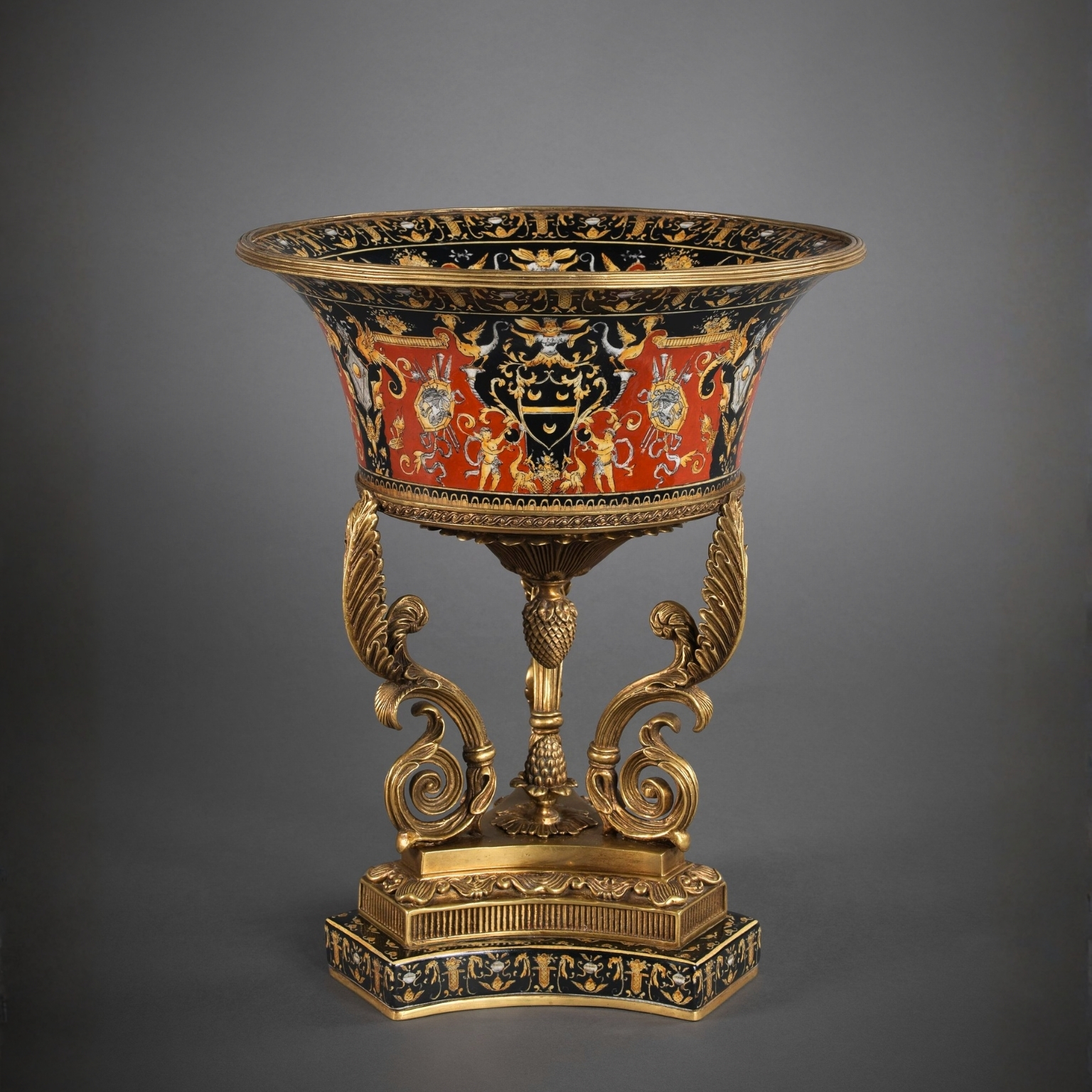 A Renaissance Style Faïence Coupe in The manner of Gien.