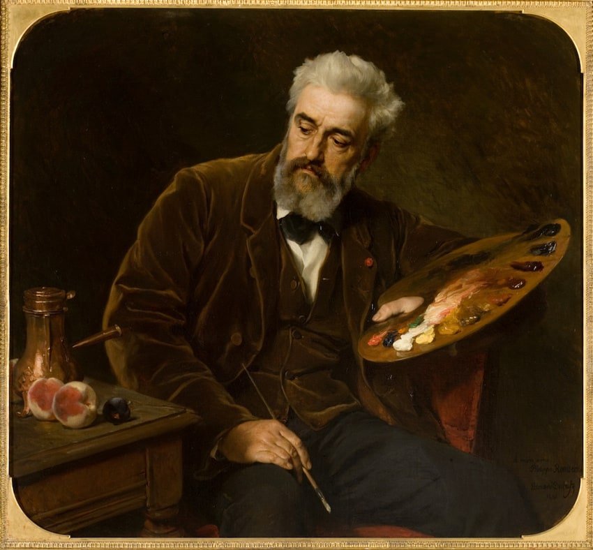 Philippe Rousseau (1816-1888) painted by Edouard Dubufe in 1876 (© Musée d’Orsay, Dist. RMN-Grand Palais).