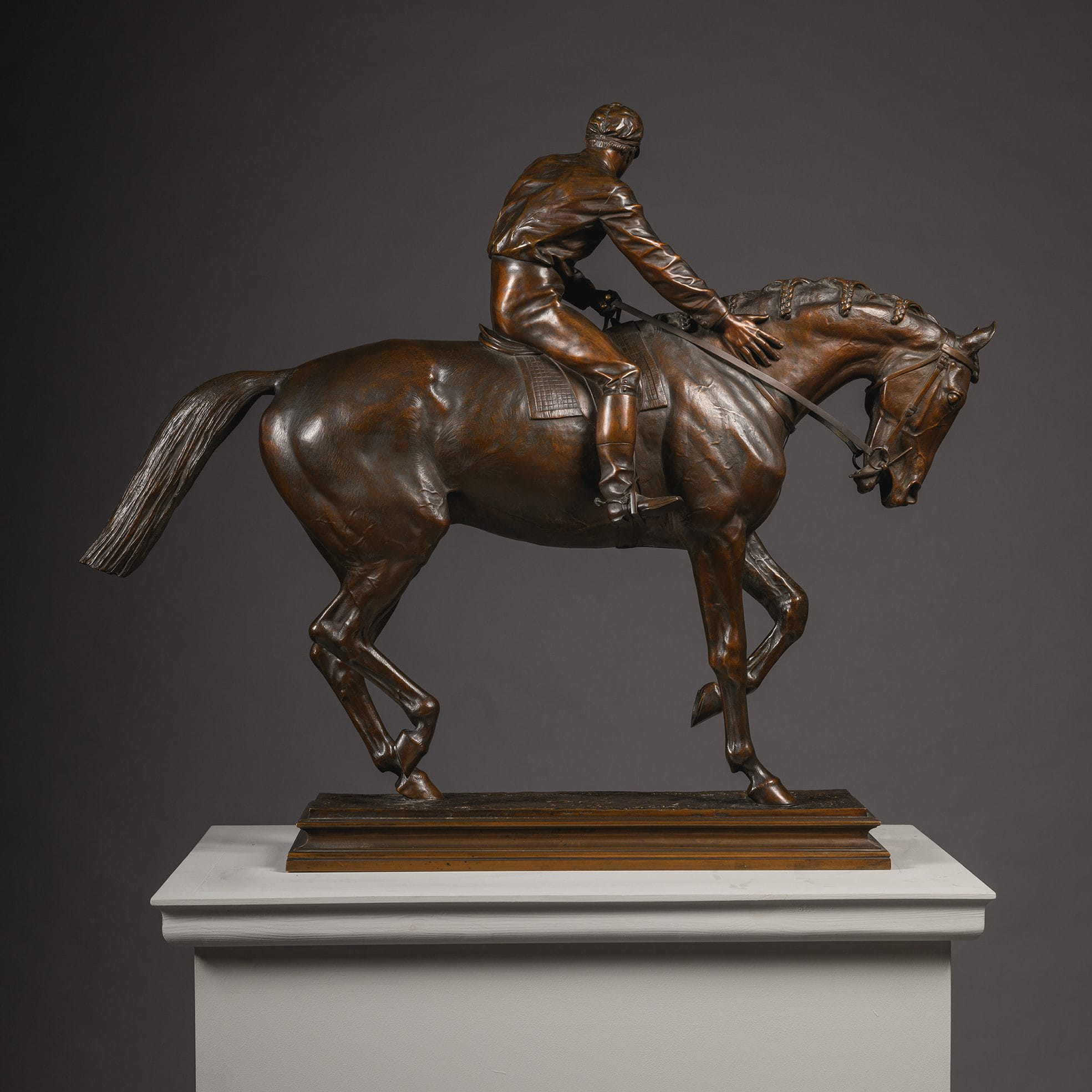 ‘Le Grand Jockey ‘ - A fine 19th-century equestrian sculpture - Image 6