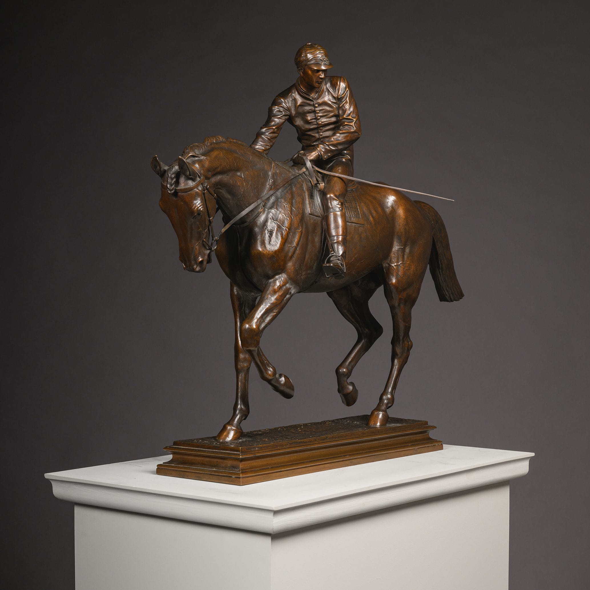 ‘Le Grand Jockey ‘ - A fine 19th-century equestrian sculpture - Image 4