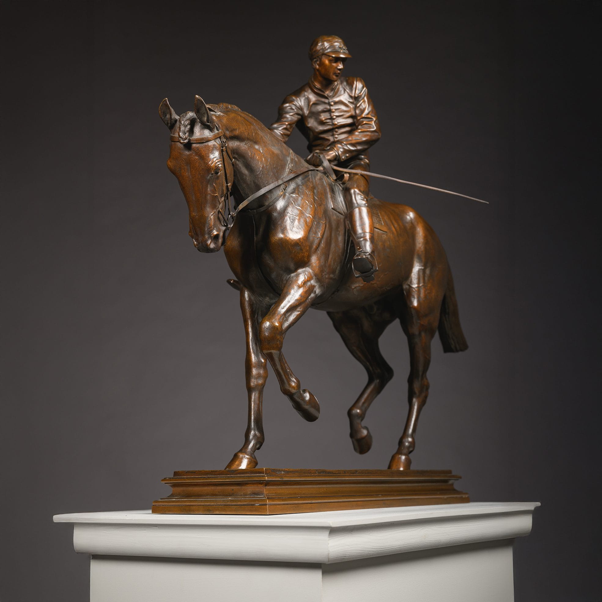 ‘Le Grand Jockey ‘ - A fine 19th-century equestrian sculpture - Image 5