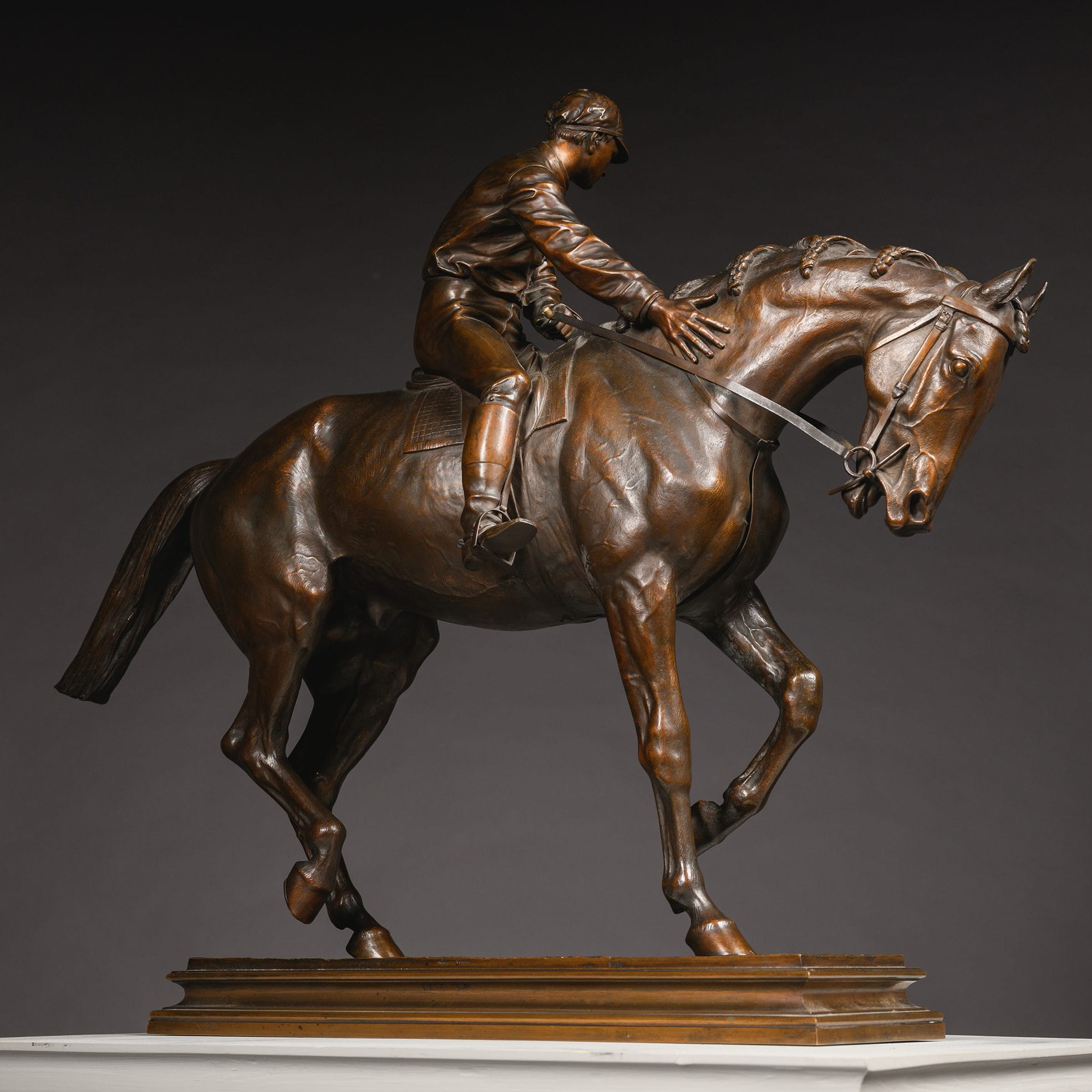 ‘Le Grand Jockey ‘ - A fine 19th-century equestrian sculpture - Image 7