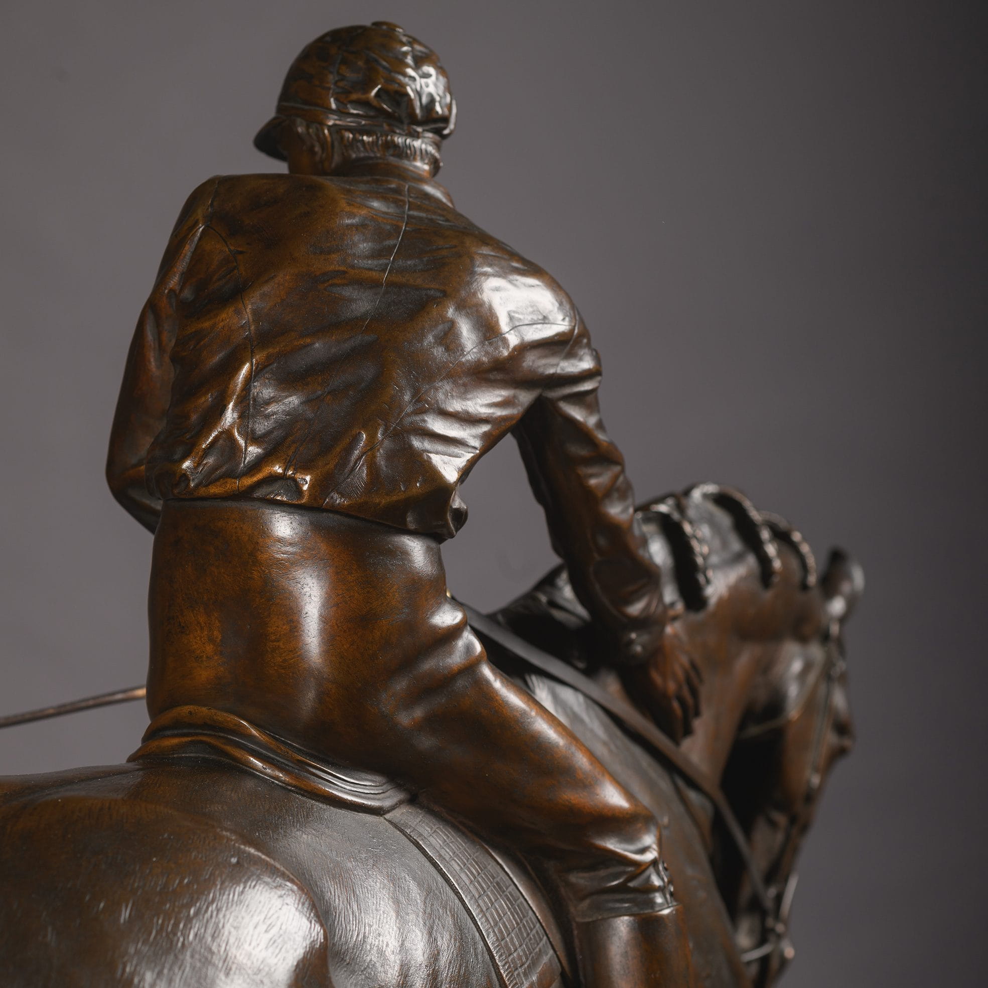 ‘Le Grand Jockey ‘ - A fine 19th-century equestrian sculpture - Image 12
