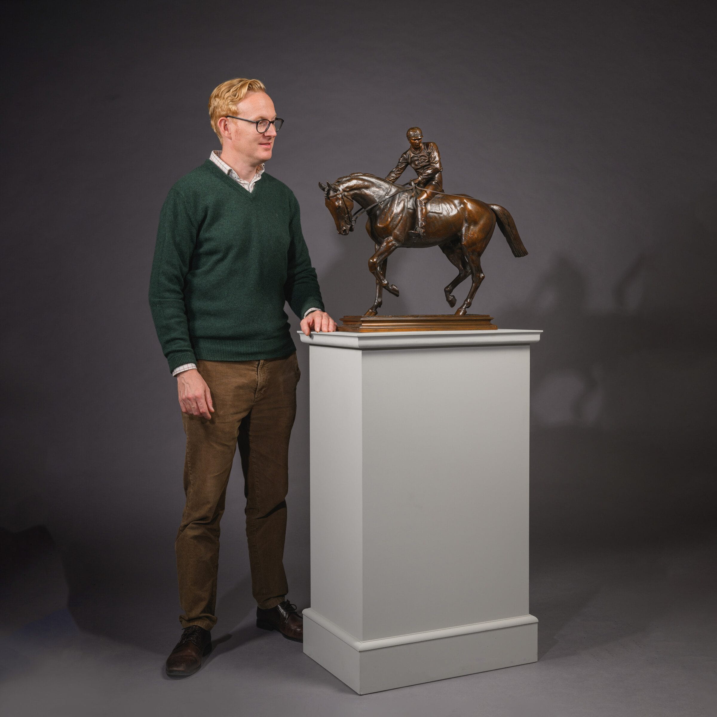 ‘Le Grand Jockey ‘ - A fine 19th-century equestrian sculpture - Image 10