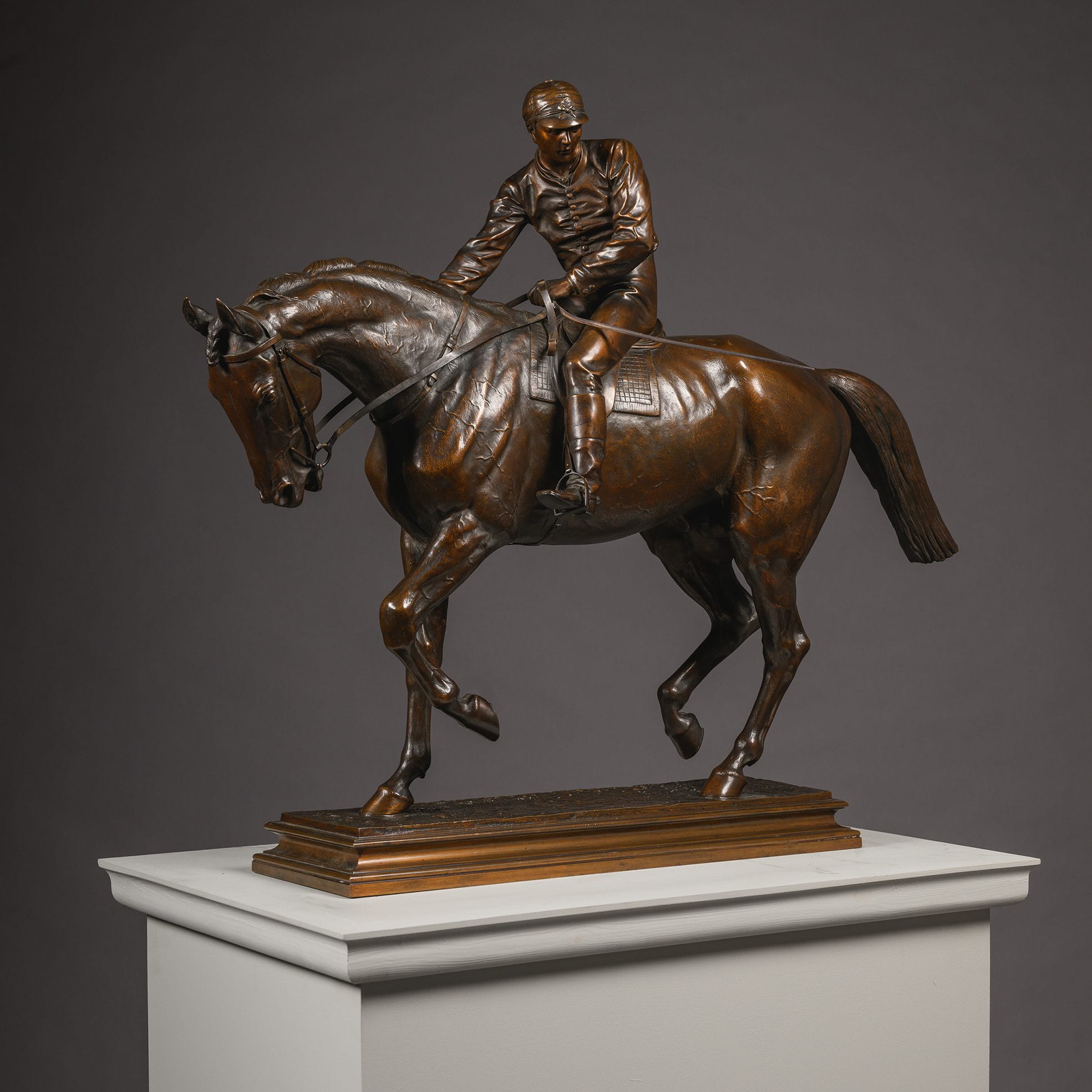 ‘Le Grand Jockey ‘ - A fine 19th-century equestrian sculpture - Image 3