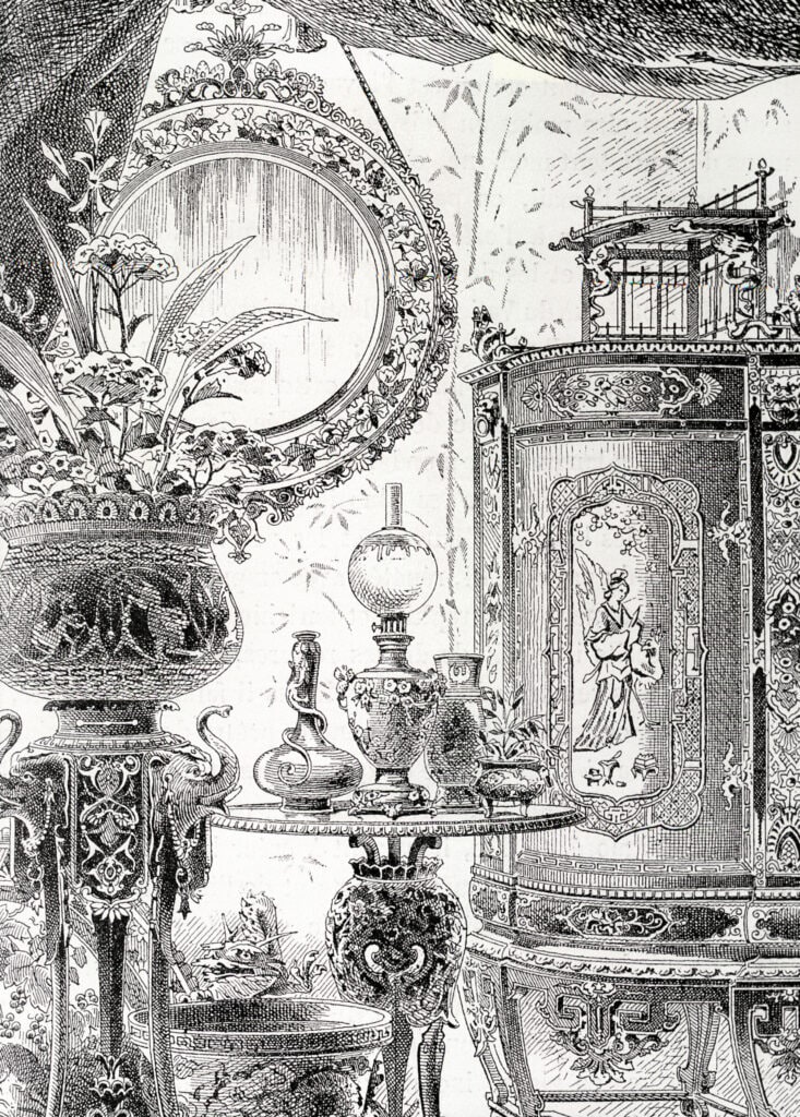 ‘Vases et meubles émaux’ by Christofle (L’Art Modern a l’Exposition, Paris, 1878, p. 317)