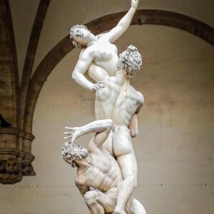 Abduction of the Sabine Women' by Giambologna.