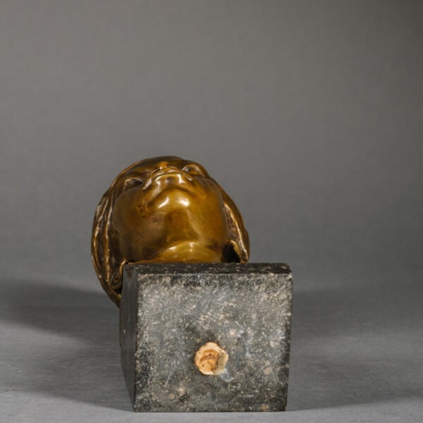 Artur Kaan (Austrian, 1867 - 1940) - A Bronze Bust of a 'Boy with Turban'. Austrian, Circa 1905