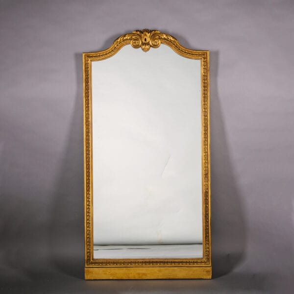 A Pair of Louis XVI Style Giltwood Mirrors