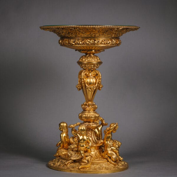 A Large Louis Philippe Period Gilt-Bronze Table Centrepiece or Corbeille (Fruit Basket), Attributed to Guillaume Denière