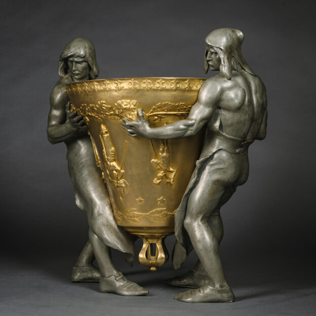 'The Bell Founders Of The Middle Ages', Cast By The Siot Decauville Foundry, Paris, From The Model By Louis Albert-Lefeuvre