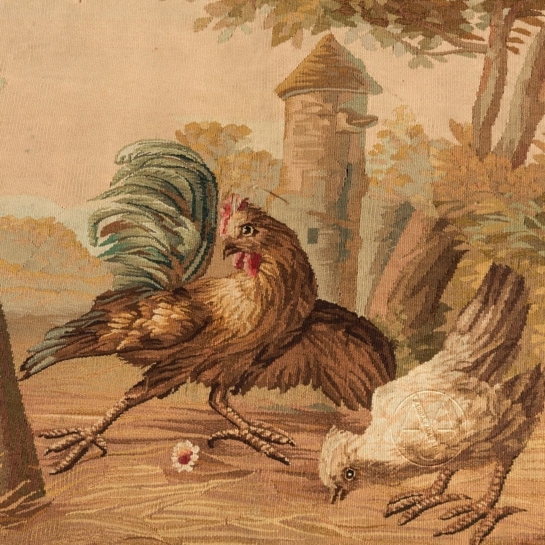 A Rare Set of Aubusson Tapestry Seat Covers