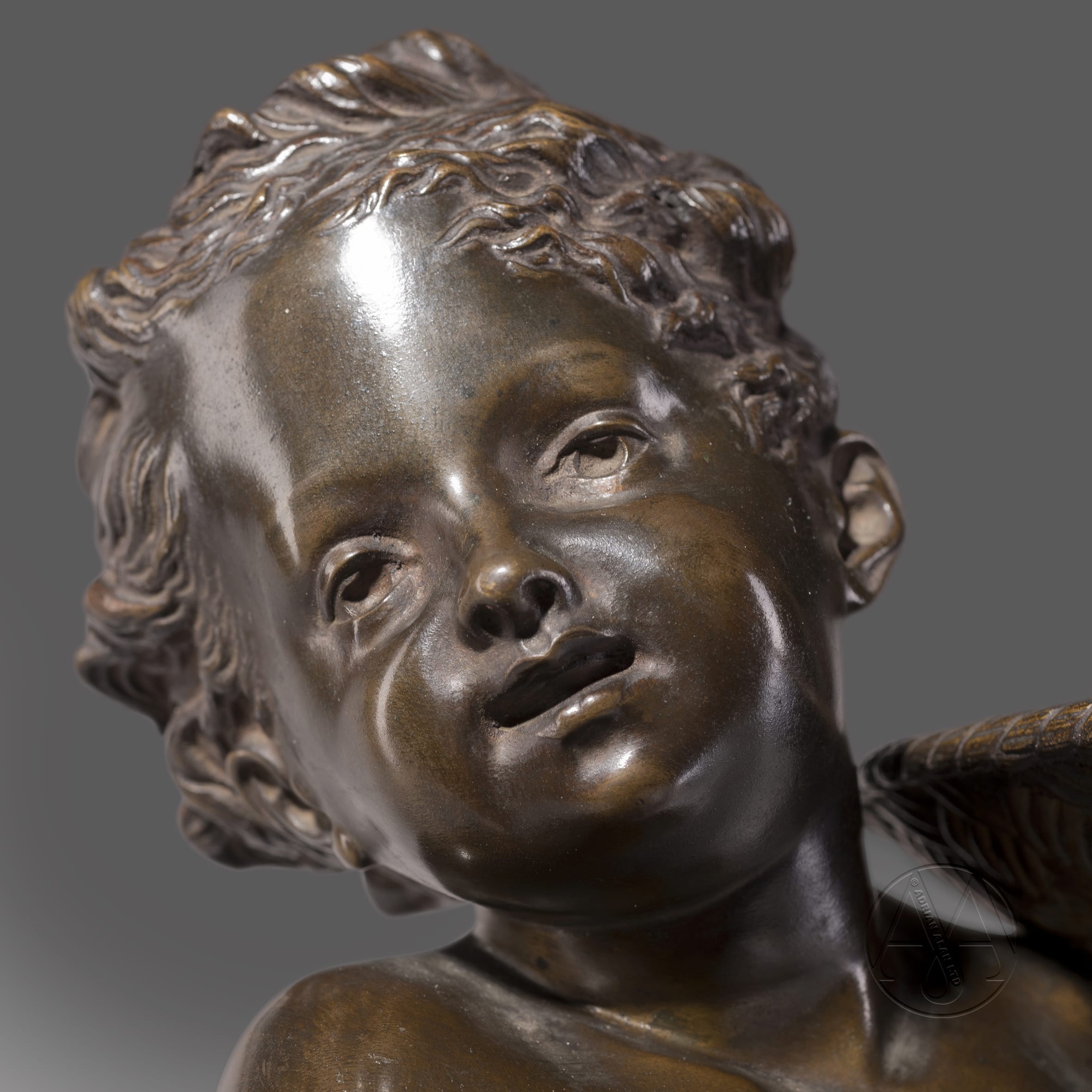'Bonne Année, Bonne Santé' - A Fine Patinated Bronze Figure - Image 4