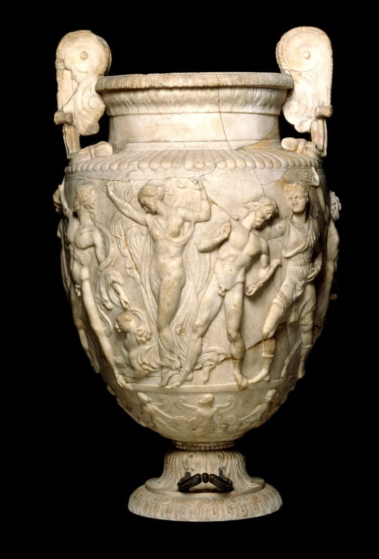 A Fine Pair of Patinated Bronze Models of the Townley Vase - Image 9