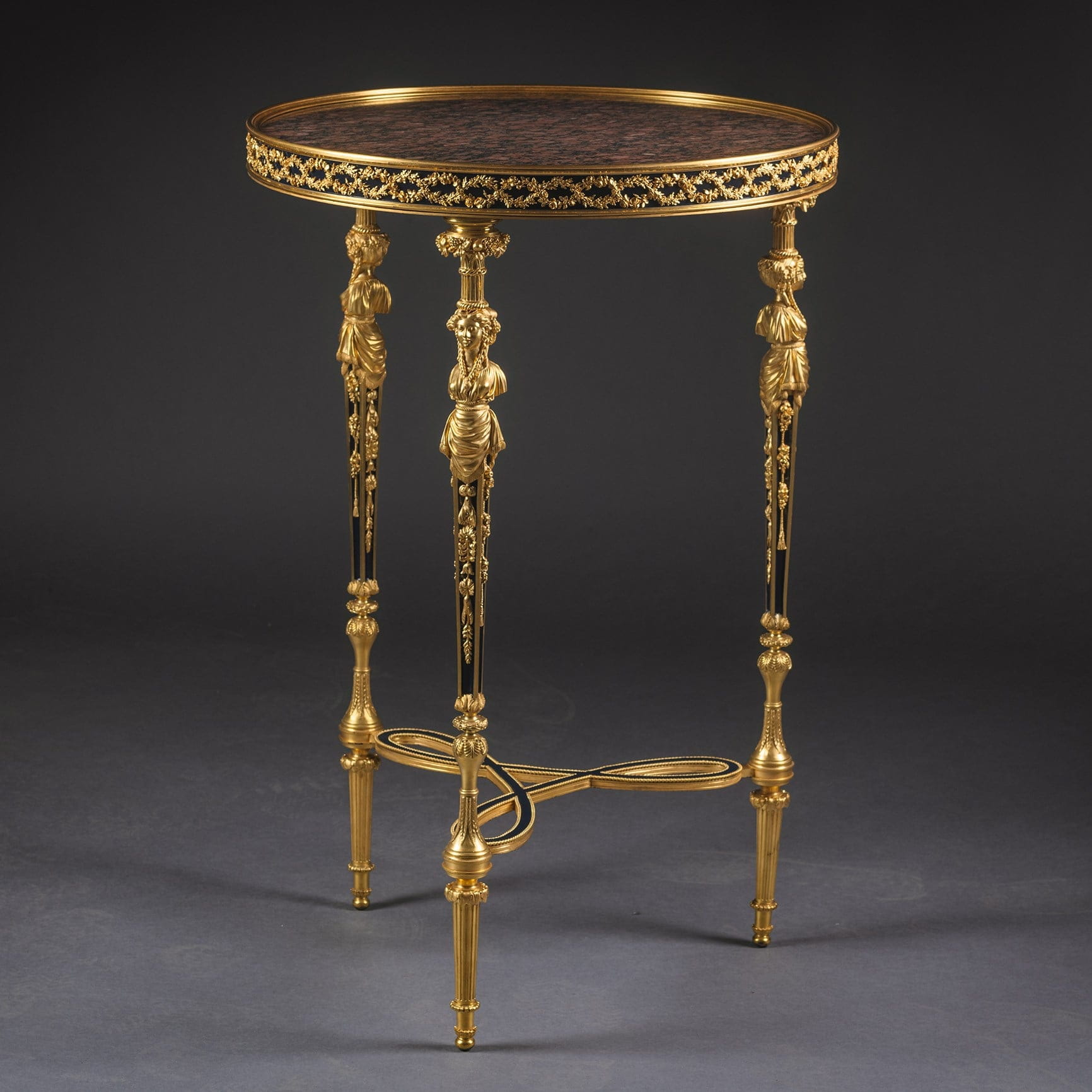 A Fine Louis XVI Style Gilt-Bronze Gueridon