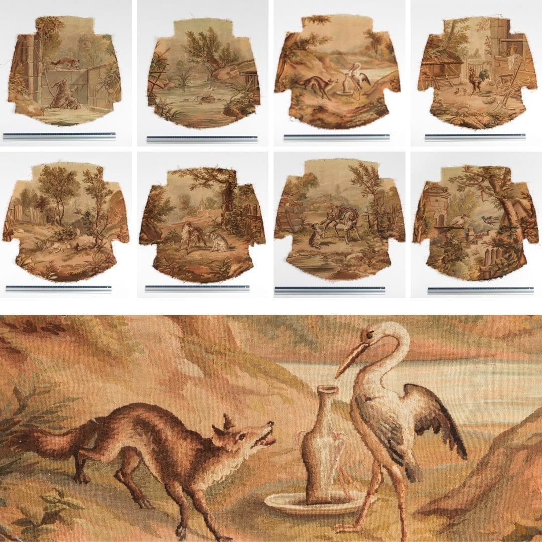 A Rare Set of Aubusson Tapestry Seat Covers - Image 3