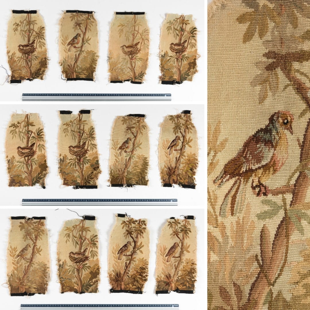 A Rare Set of Aubusson Tapestry Seat Covers - Image 6