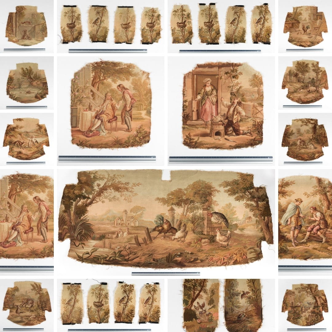 A Rare Set of Aubusson Tapestry Seat Covers - Image 7