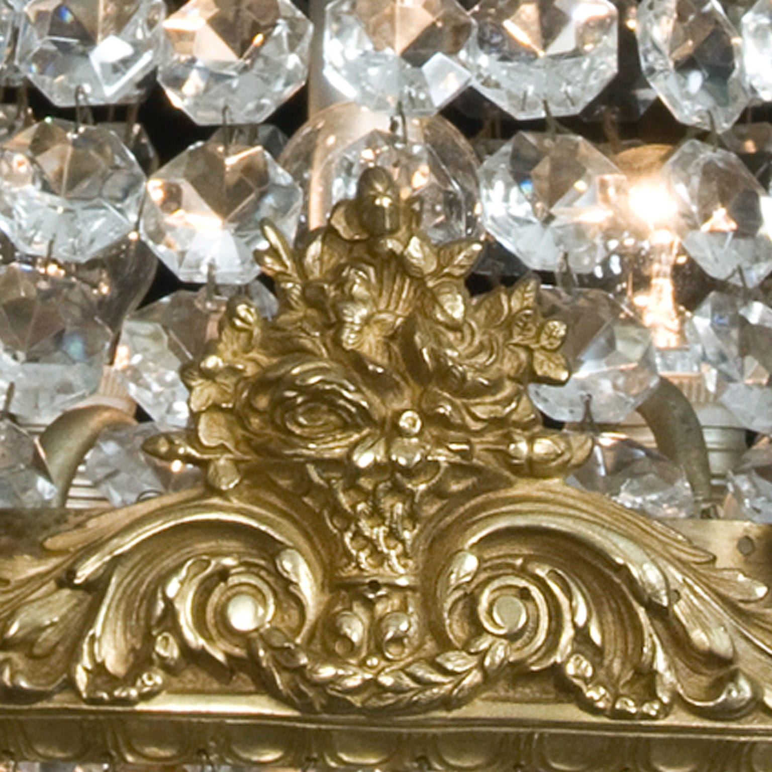 A Fine Gilt-Bronze and Cut-Glass Chandelier - Image 3