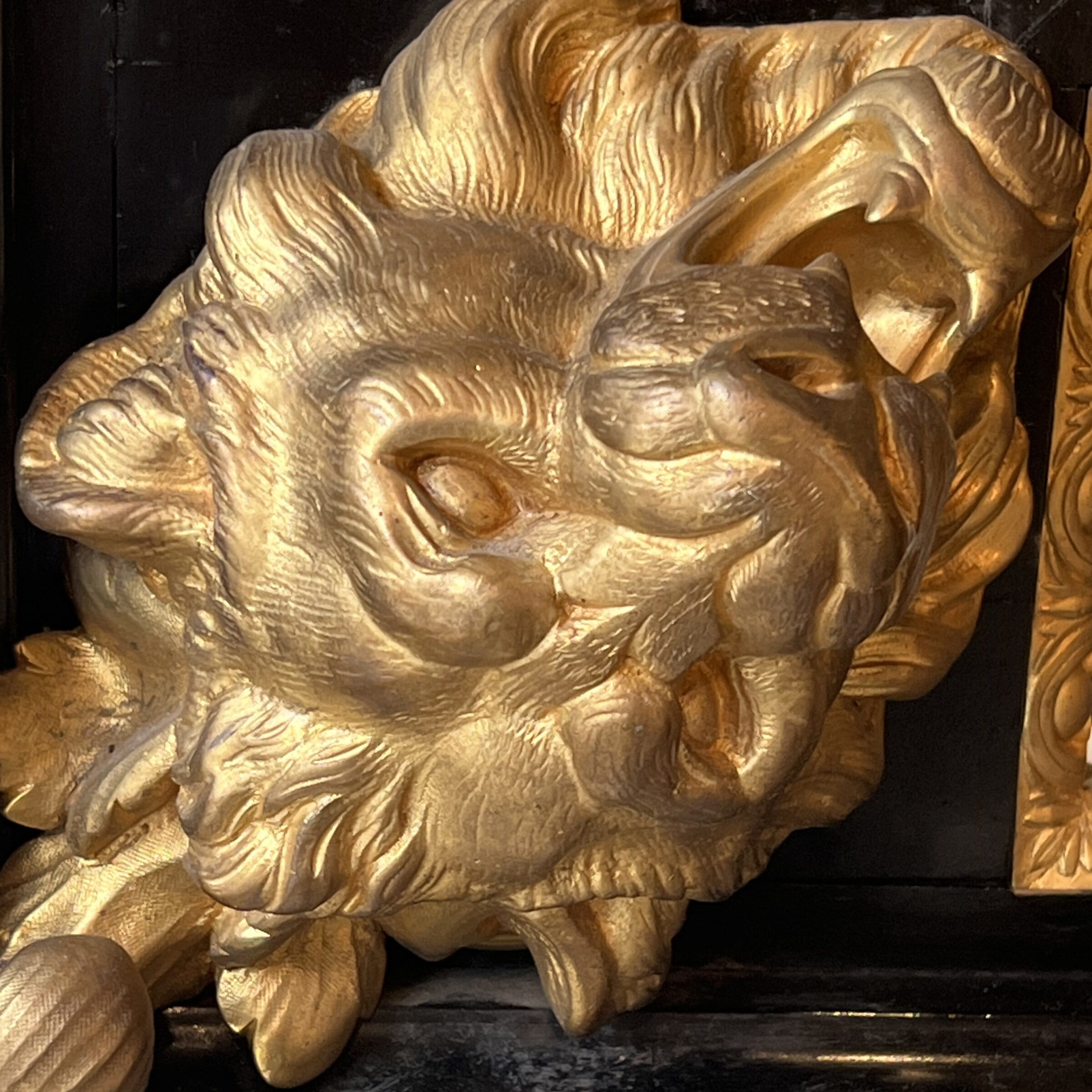 A Fine and Impressive Napoleon III, Gilt-Bronze and Ebony Bevelled Mirror - Image 5