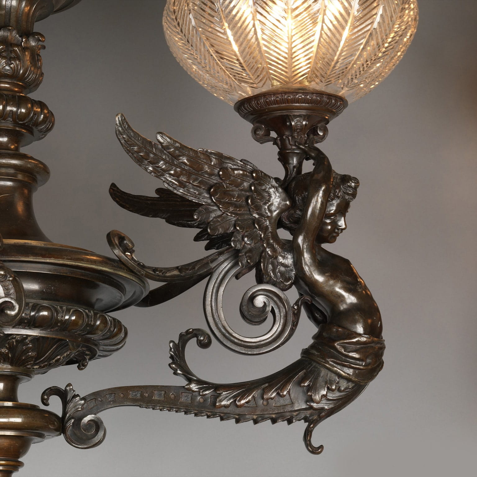 A Rare Set of Four Highly Important Bronze Torchères - Image 3