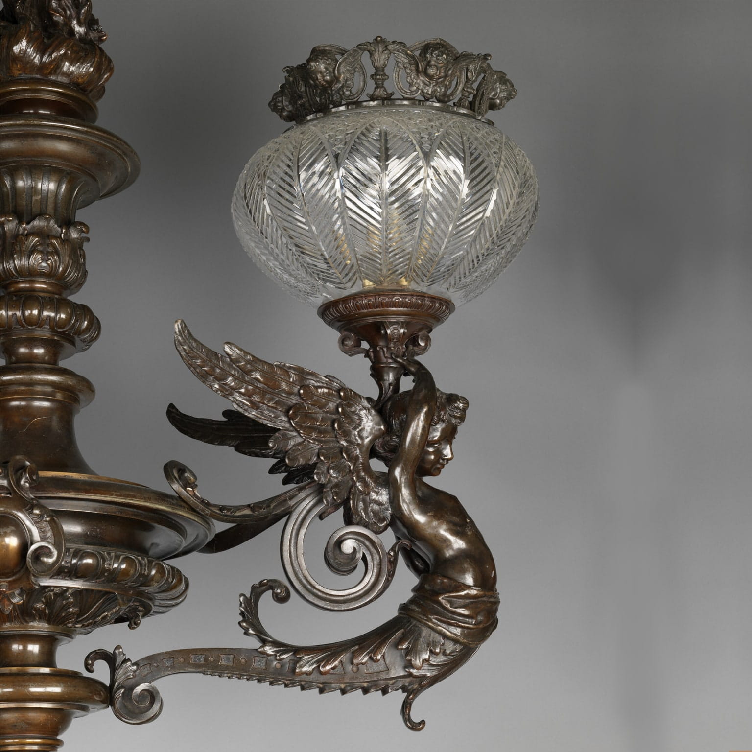 A Rare Set of Four Highly Important Bronze Torchères - Image 4