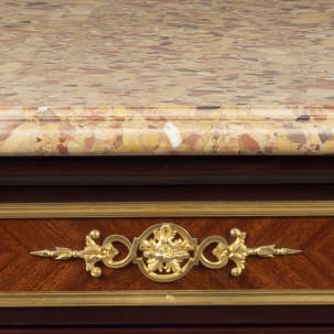 A Louis XVI Style Gilt-Bronze Mounted Bureau Plat - Image 2