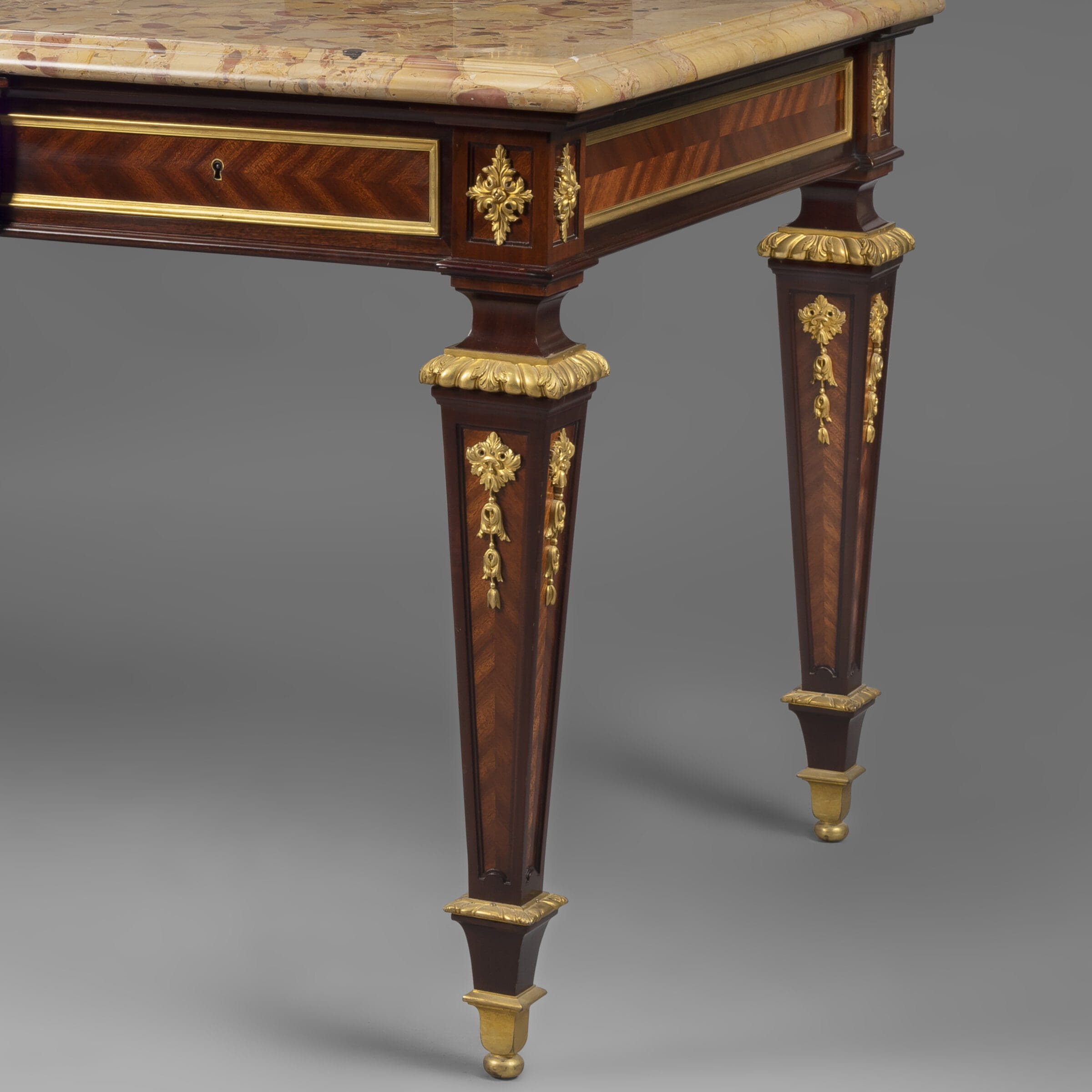 A Louis XVI Style Gilt-Bronze Mounted Bureau Plat - Image 5