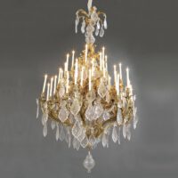 【仏蘭西】 Louis XV トング　ルイ15世様式 16cm A Monumental Louis XV Style Forty-Eight Light Chandelier | Adrian Alan