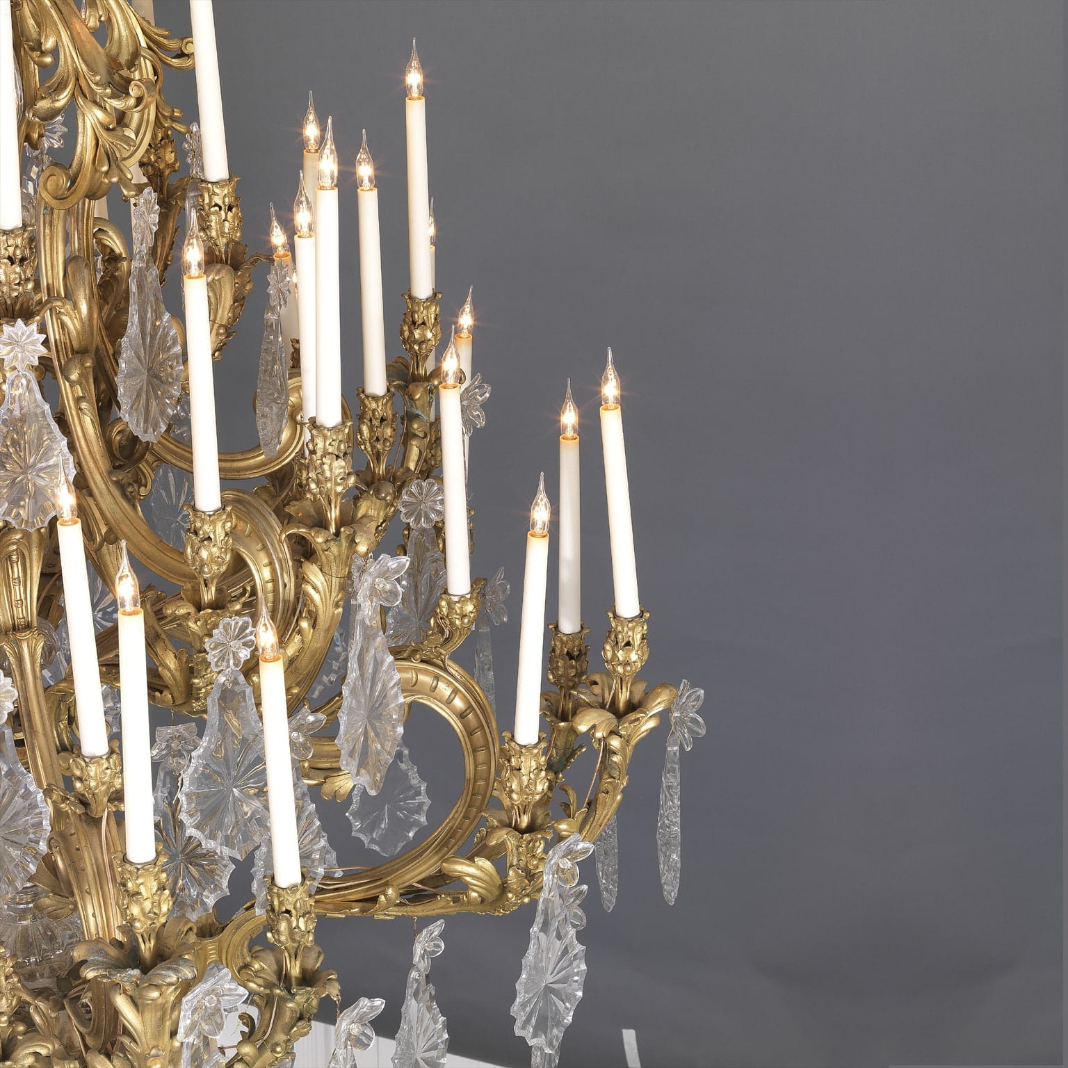 A Monumental Louis XV Style Forty-Eight Light Chandelier - Image 2