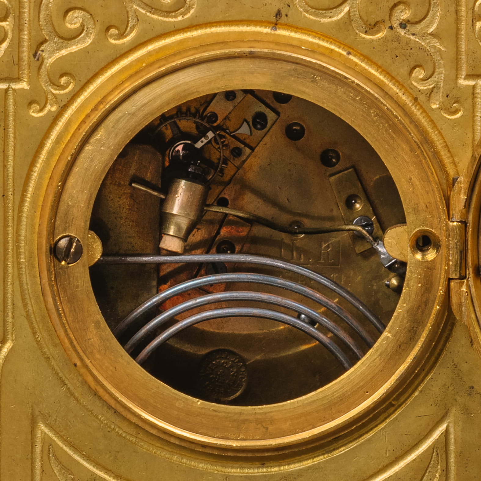 A Fine Louis XVI Style Enamel Mantel Clock - Image 8