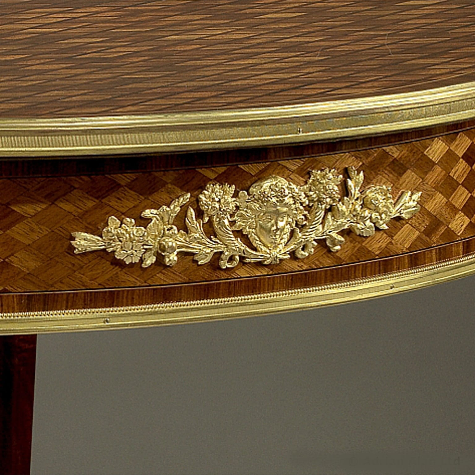 A Gilt-Bronze Mounted Parquetry Inlaid Centre Table - Image 3