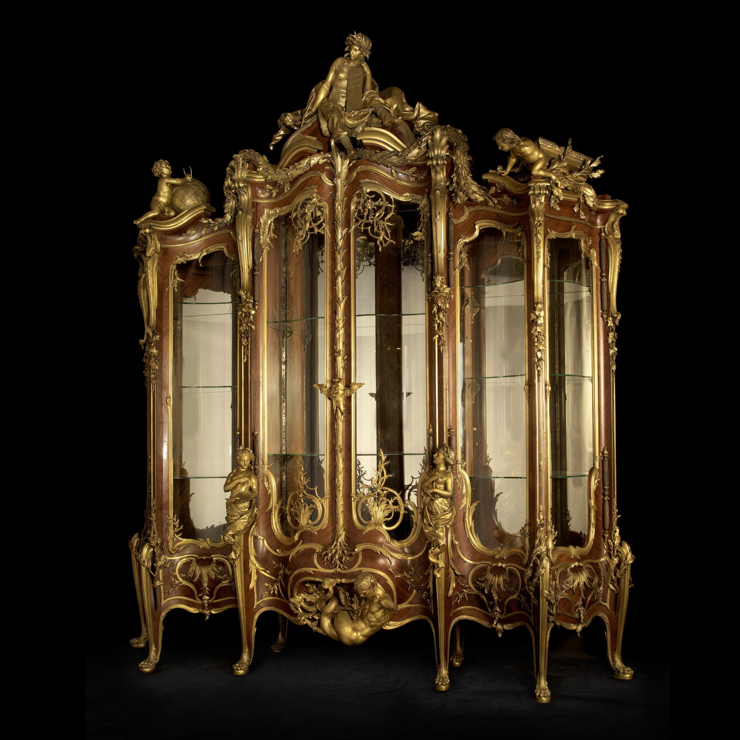 'La Grande Bibliothèque' - A Highly Important Sculptural Vitrine Cabinet For the Paris Exposition Universelle of 1900