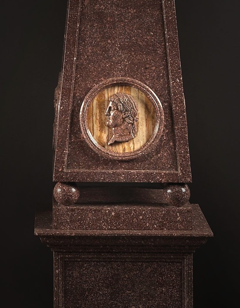 A Set of Four Large Porphyry Obelisks - Image 3