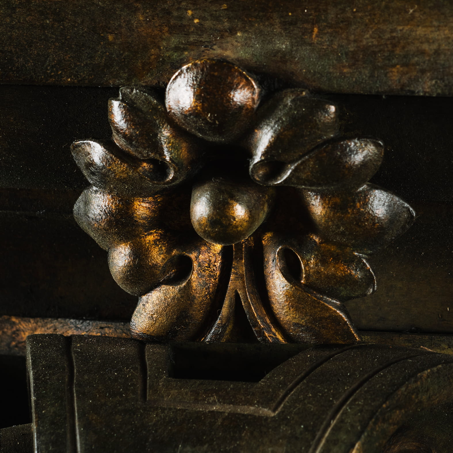 A Set of Three Neoclassical Style Gilt-Bronze and Rose Granite Columns - Image 14