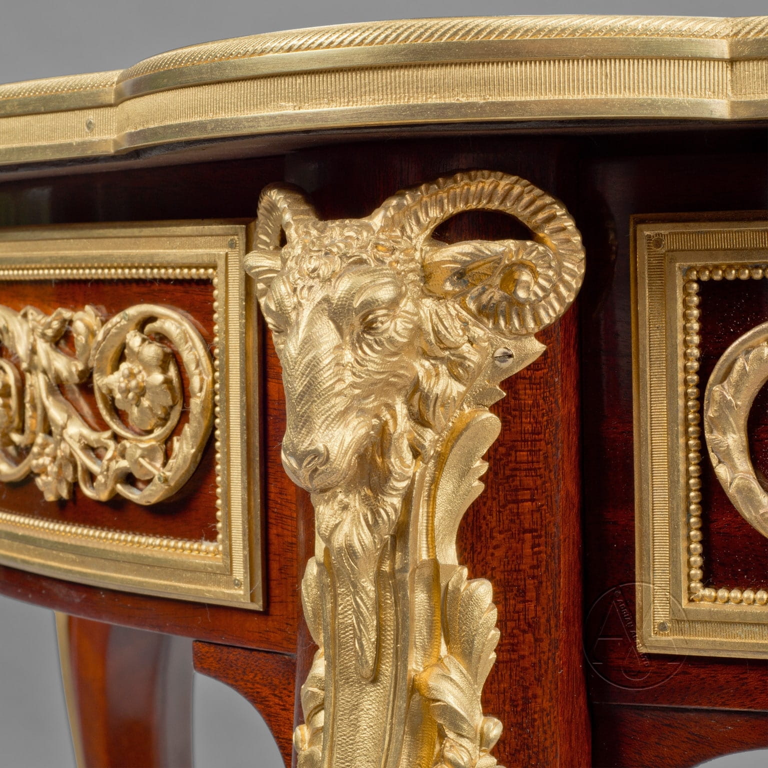 A Fine Louis XVI Style Mahogany Gilt-Bronze Mounted Gueridon - Image 2