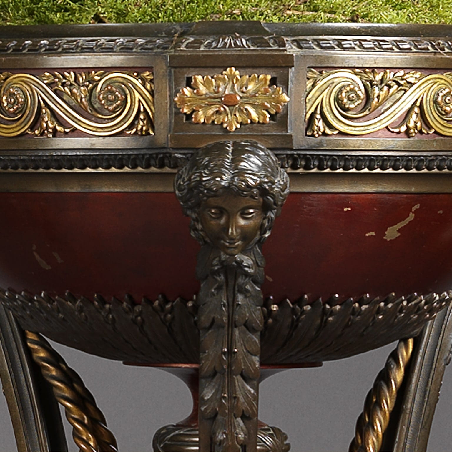 A Pair of Napoleon III Gilt-Bronze and Patinated Bronze Athéniennes - Image 6