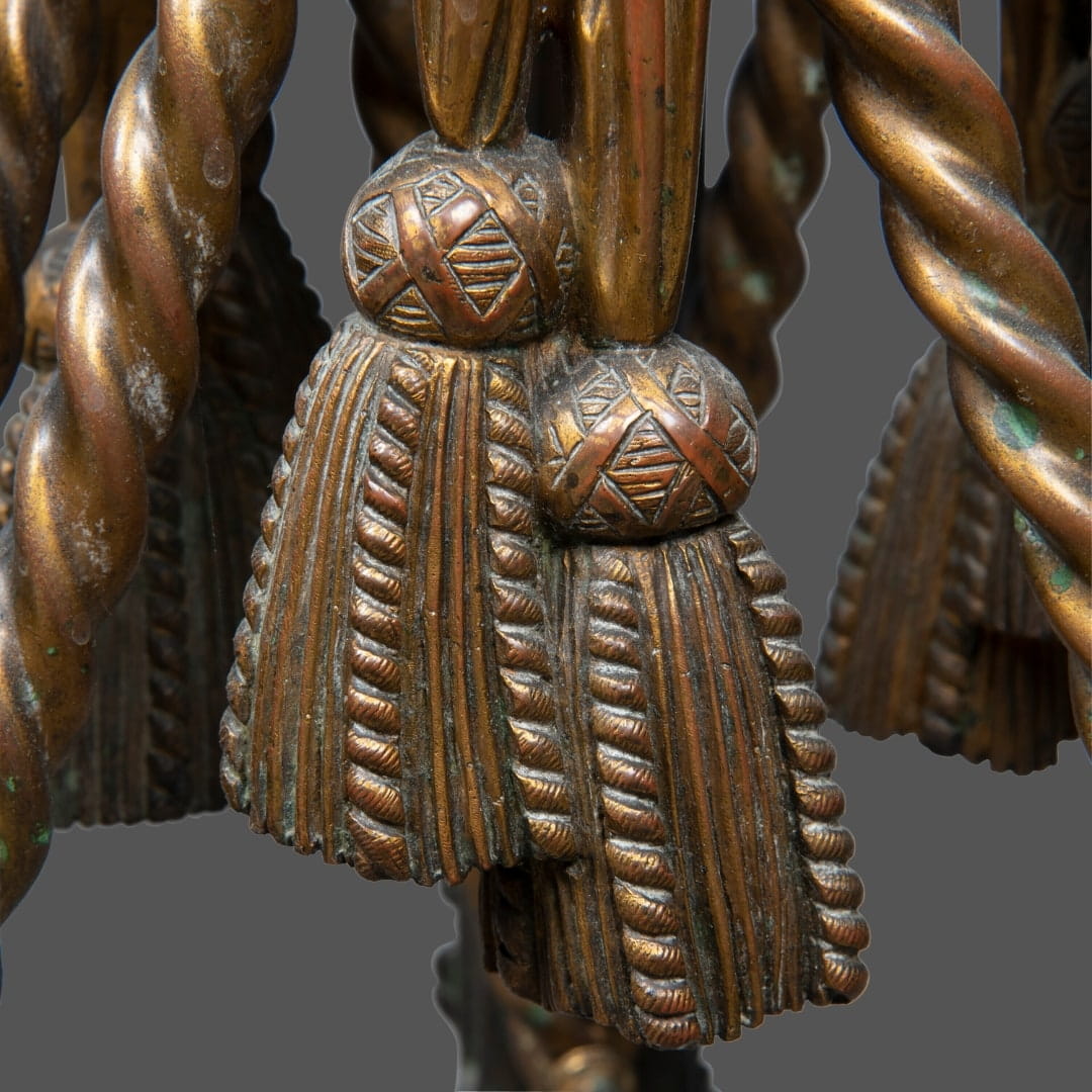 A Pair of Napoleon III Gilt-Bronze and Patinated Bronze Athéniennes - Image 4
