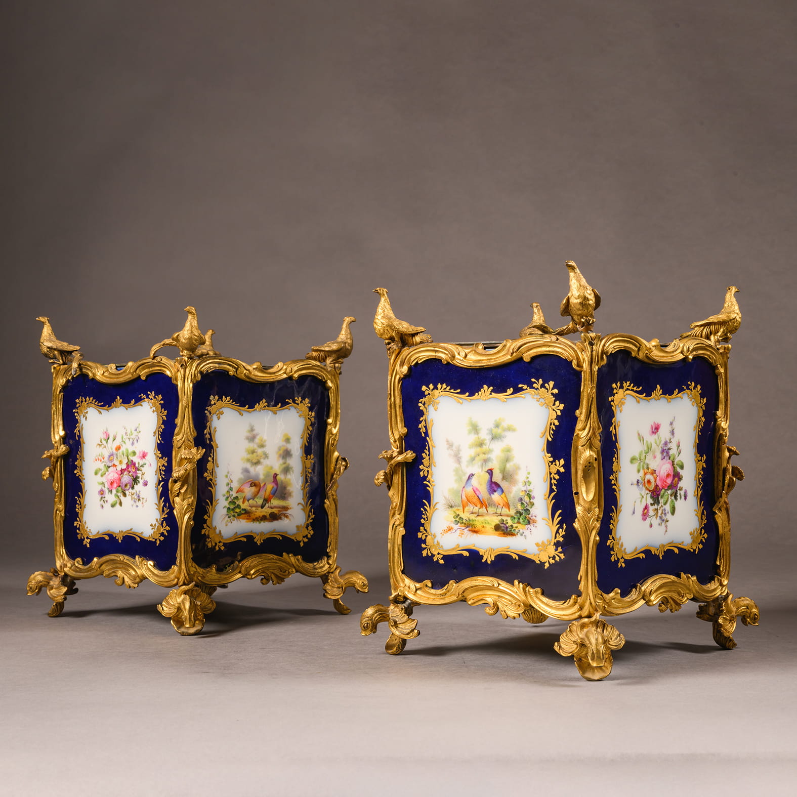 A Rare Pair of Louis XV Style Porcelain Jardinières - Image 2