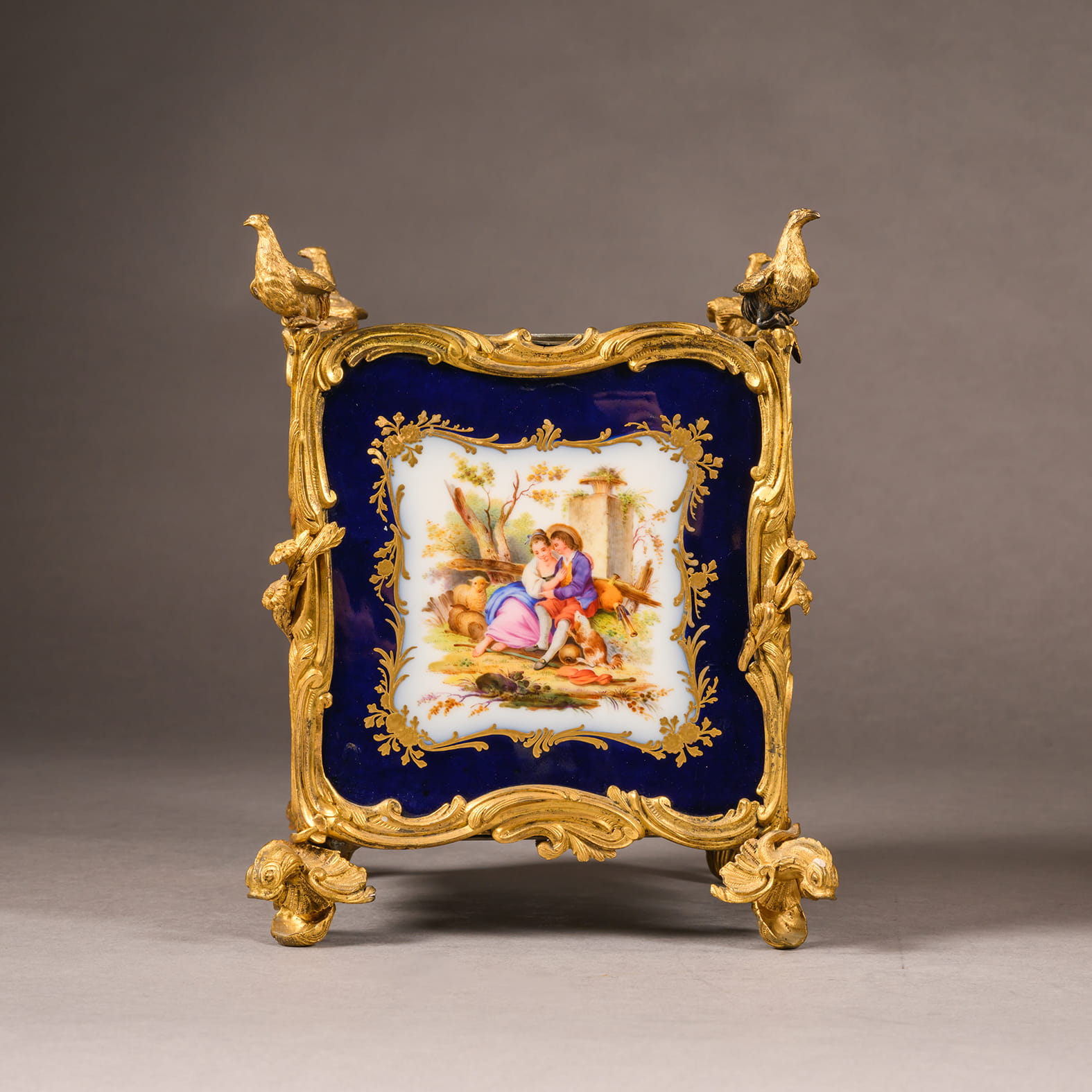 A Rare Pair of Louis XV Style Porcelain Jardinières - Image 6