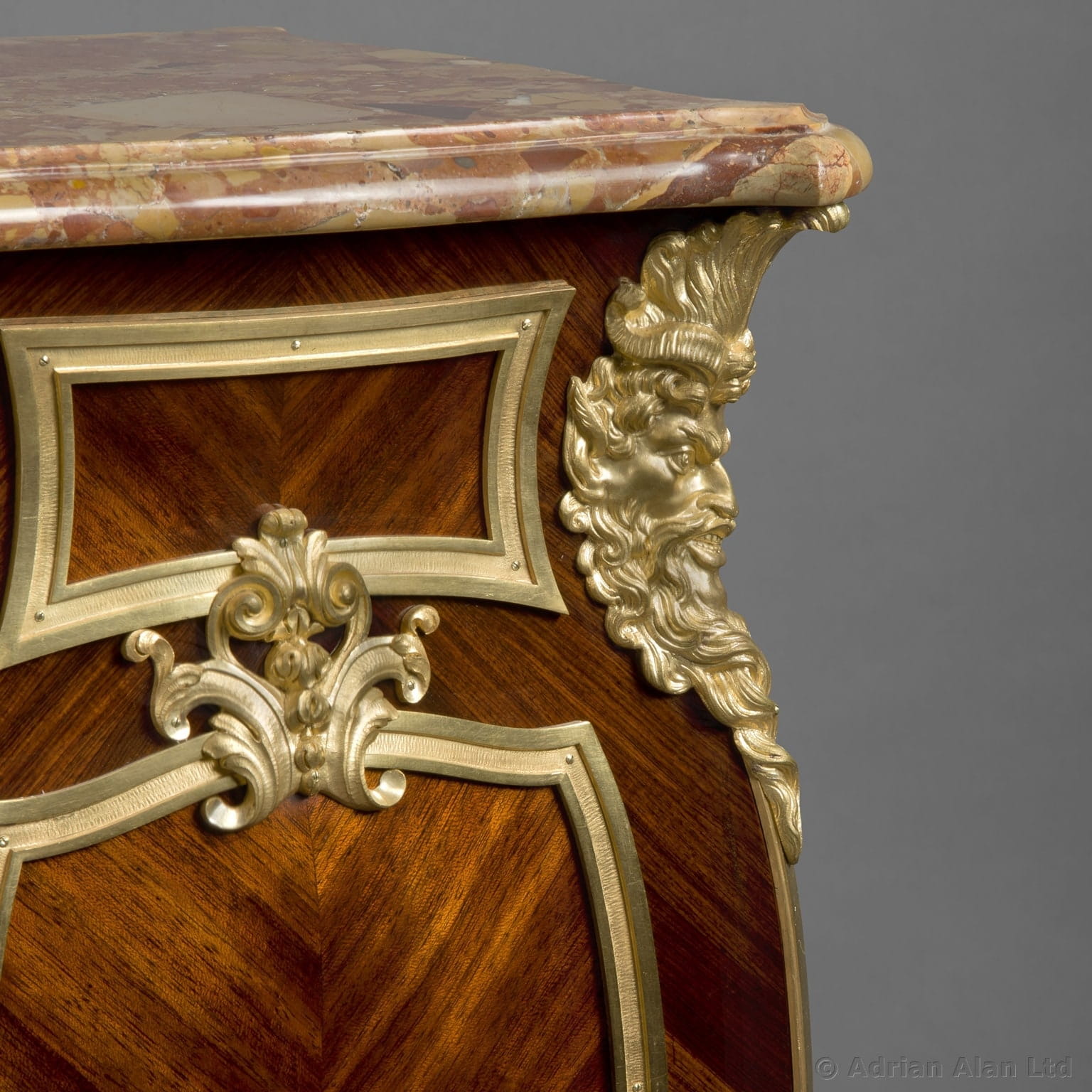 A Fine Louis XV Style Gilt-Bronze Mounted Pedestal - Image 2