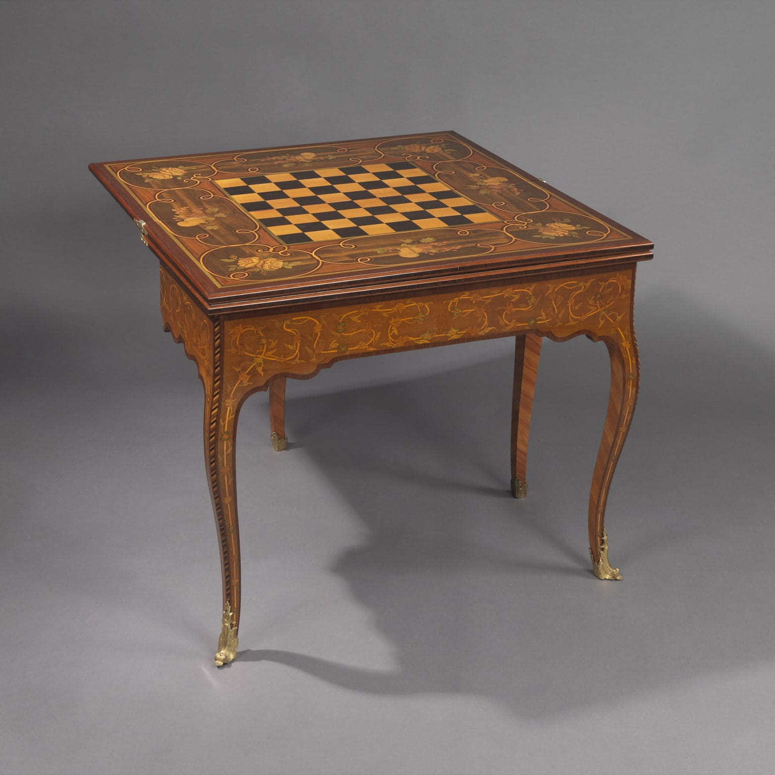 A Rare Russian Imperial Period Triple Turn-Over Games Table - Image 3