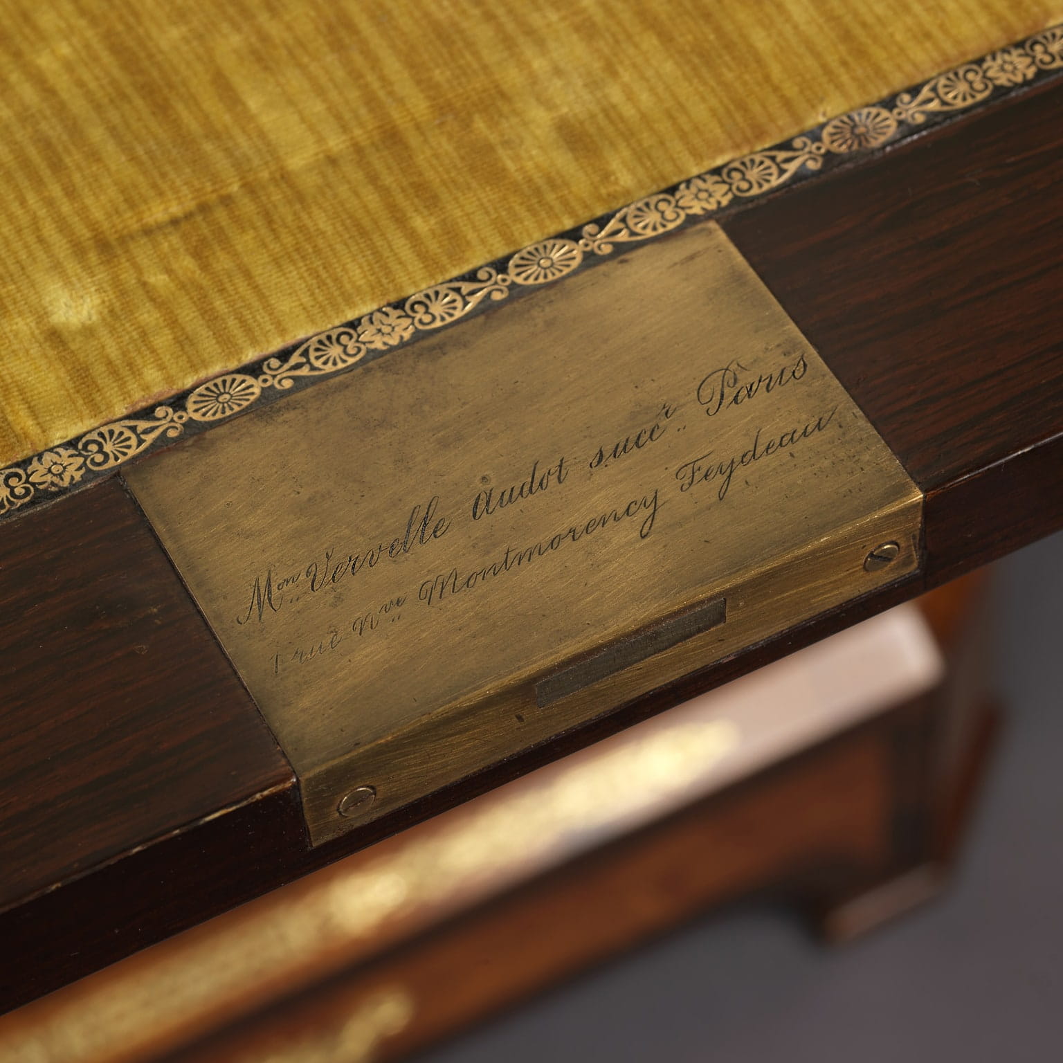 A Gilt-Bronze Mounted Secretaire Cabinet With A Marble Top - Image 3