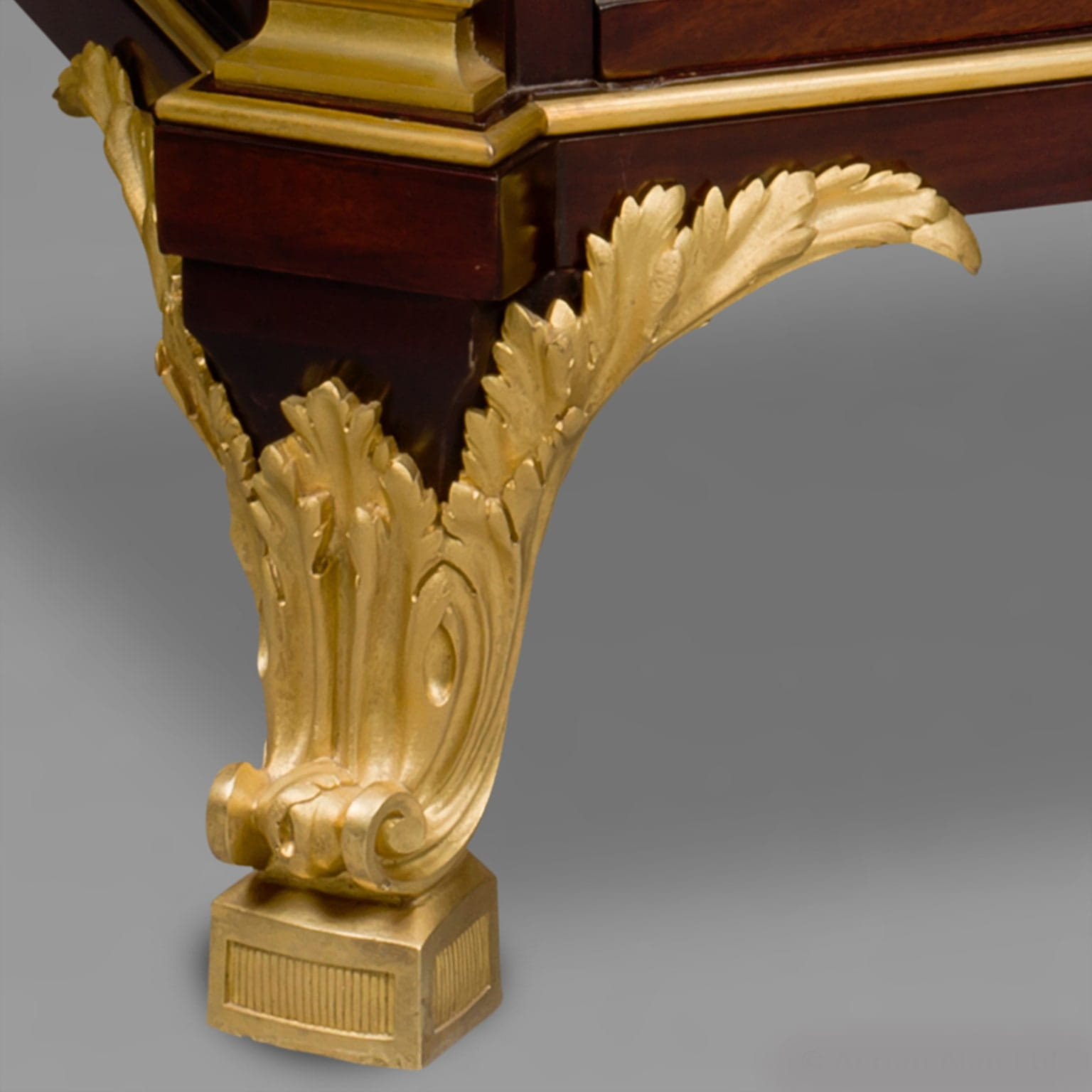 A Fine Louis XVI Style Gilt-Bronze Mounted Mahogany Commode - Image 7