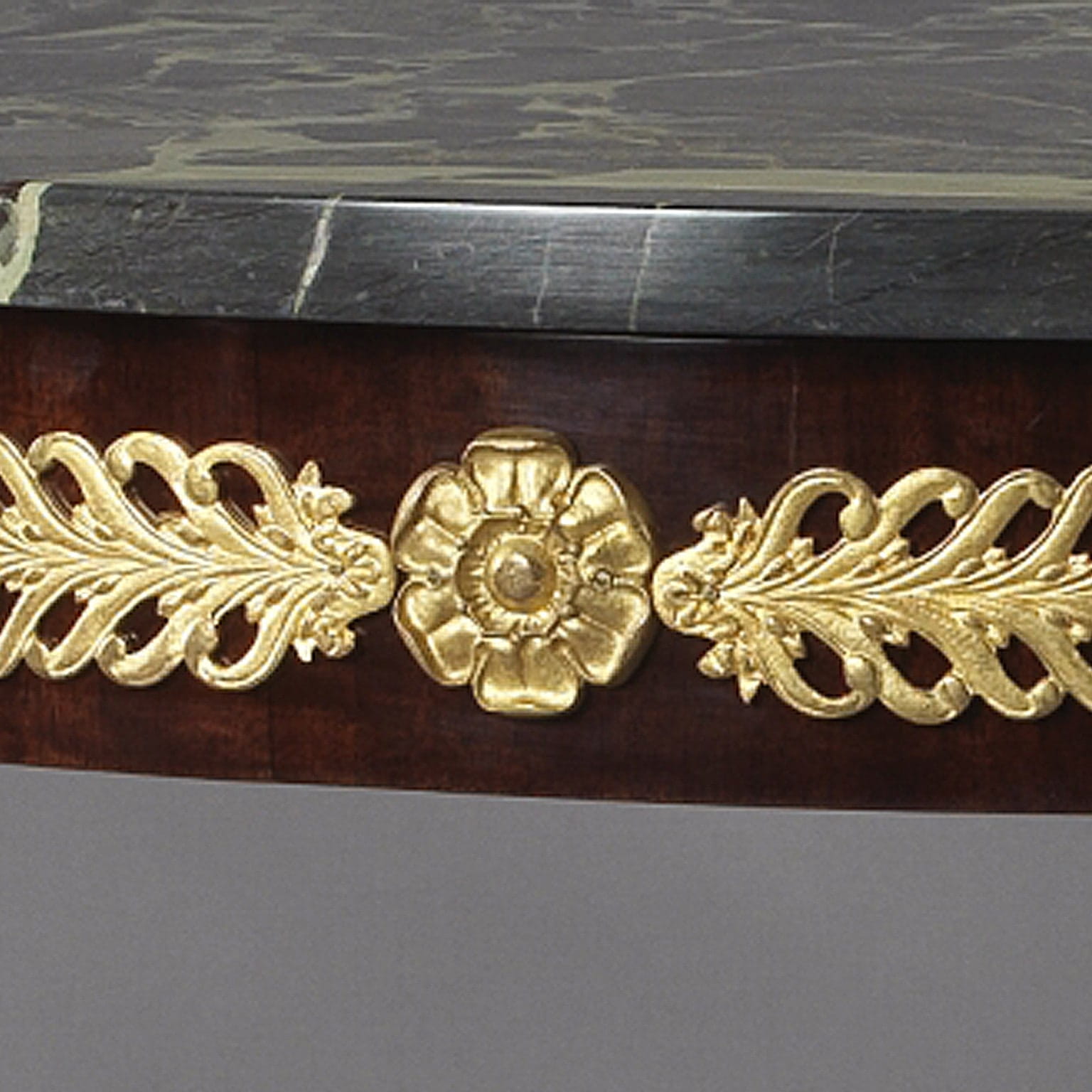 A Fine Empire Style Gilt-Bronze and Mahogany Gueridon - Image 3