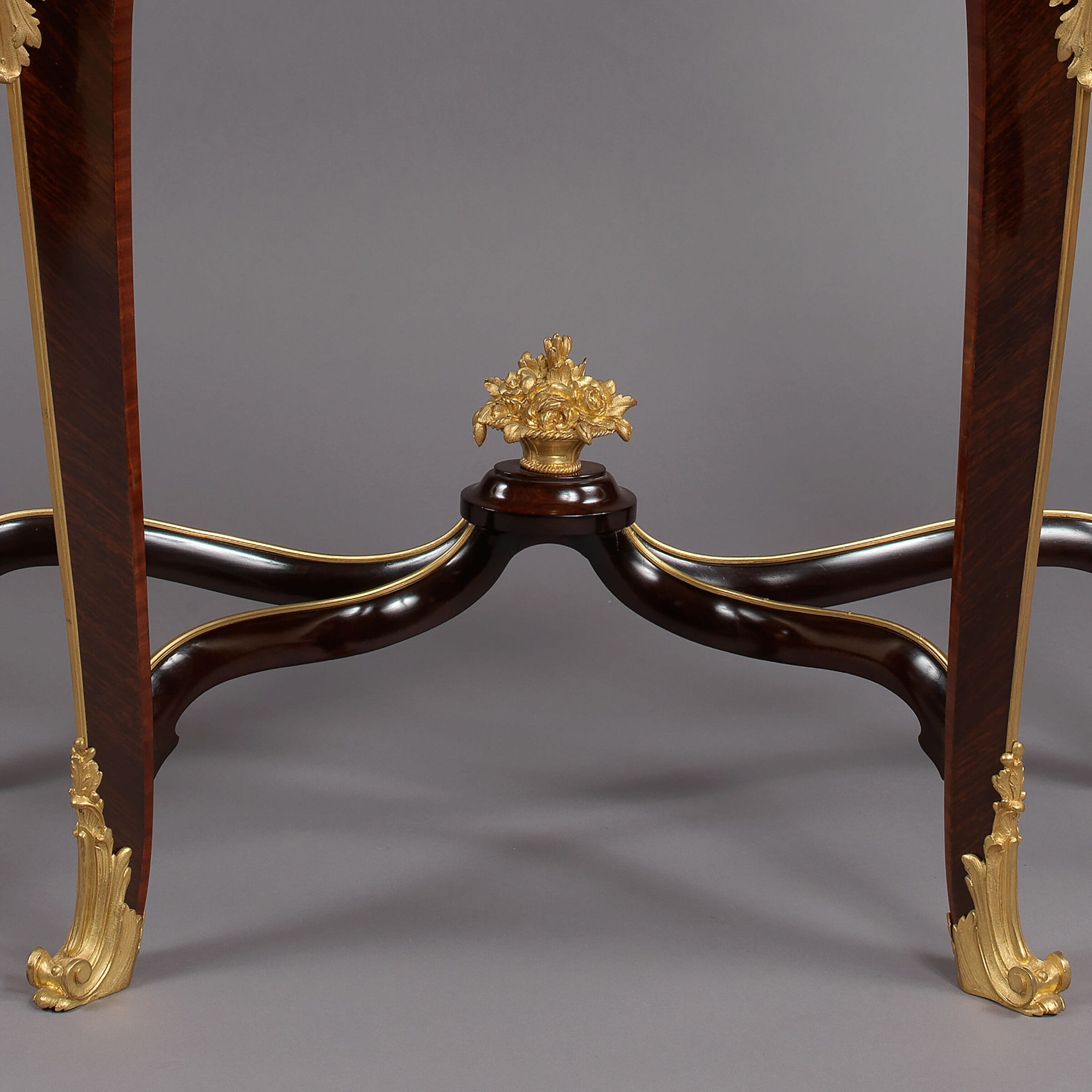 A Fine Louis XV Style Gilt-Bronze Mounted Console Table - Image 4