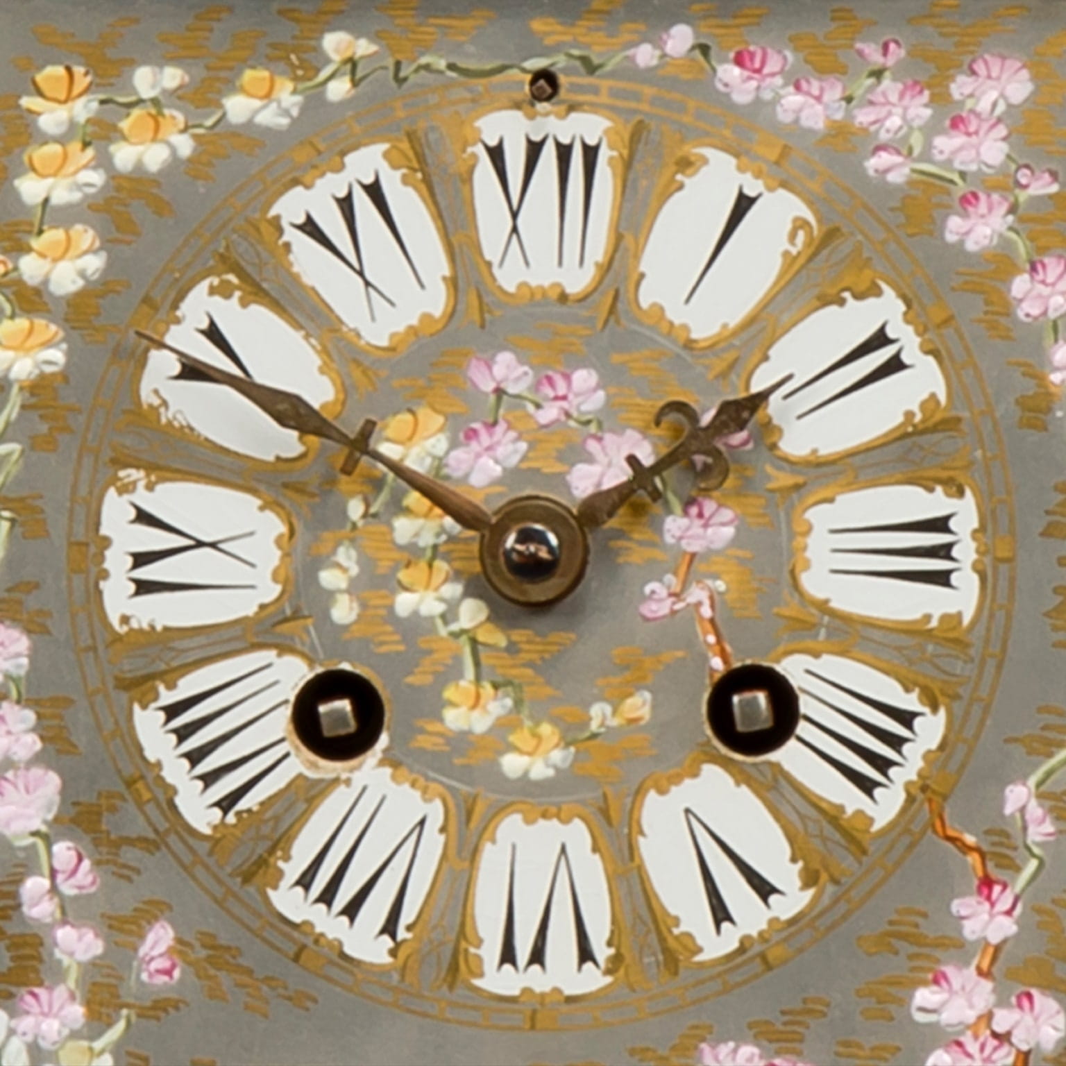 A Fine Napoleon III Gilt-Bronze Mounted Porcelain Clock Garniture - Image 5