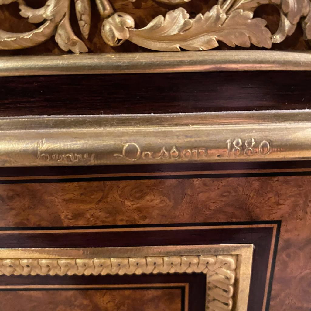 A Very Rare Pair of Louis XVI Style Exhibition Bonheur Du Jours - Image 17